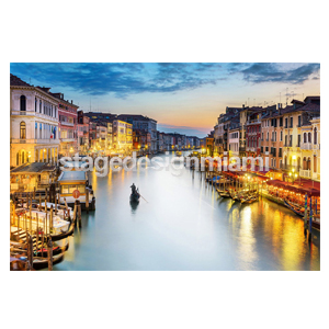 Venice Italy Glass Wall Art Stage Design